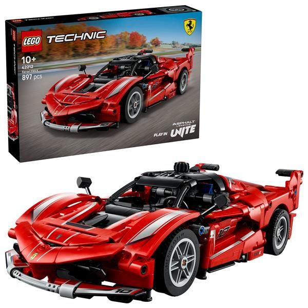 LEGO TECHNIC FERRARI FXX K MODELLO DI AUTO DA CORSA CON MOTORE V12 DIFFERENZIAL…