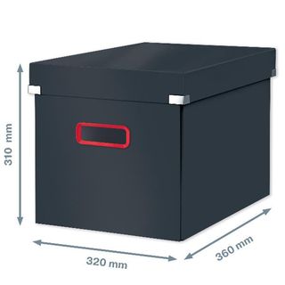 LEITZ COSY CLICK STORE CUBE L GRIGIO
