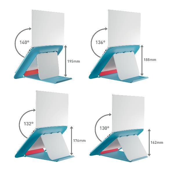 LEITZ COSY ERGO SUPP. REGOL. LAPTOP BLU