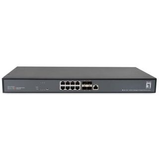 LEVEL ONE 12-PORT L3 MANAGED 10-GIGABIT