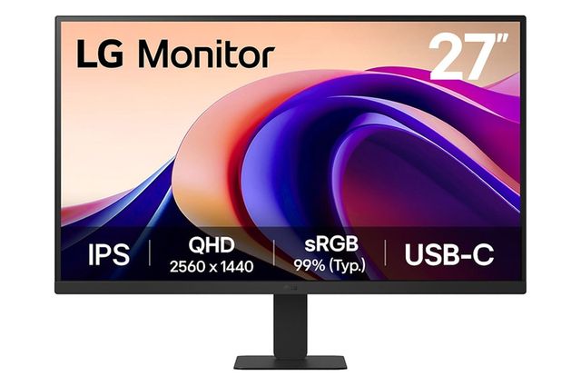 LG 27'' QHD Monitor Monitor PC 68,6 cm (27") 2560 x 1440 Pixel Quad HD Nero