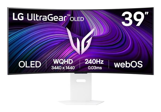 LG 39GX90SA-W Monitor PC 99,1 cm (39") 3440 x 1440 Pixel Wide Quad HD OLED Bian…