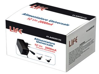 LIFE ALIMENTATORE UNIVERSALE 12V 2000MA