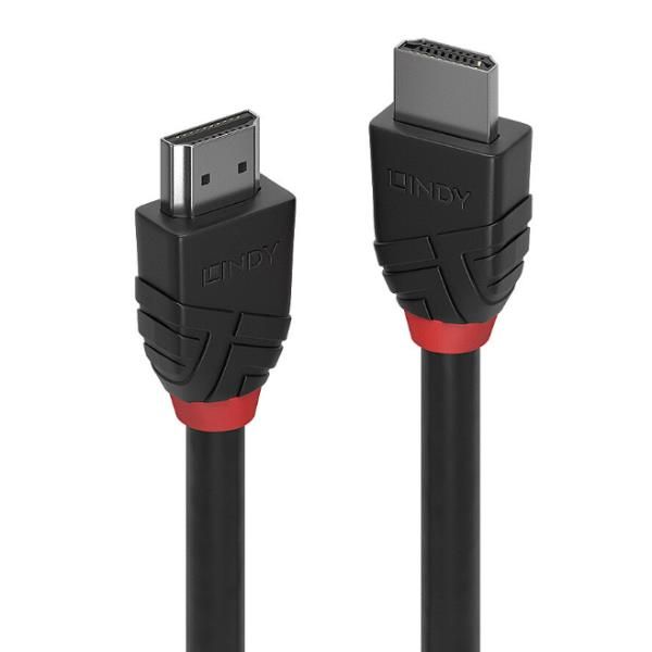 LINDY 1M 8K60HZ HDMI CABLE, BLACK LINE