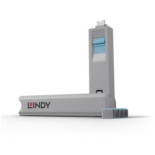 LINDY SERRATURA USB C BLU