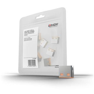 LINDY SERRATURE ADDIZIONALI USB A ARANCIO