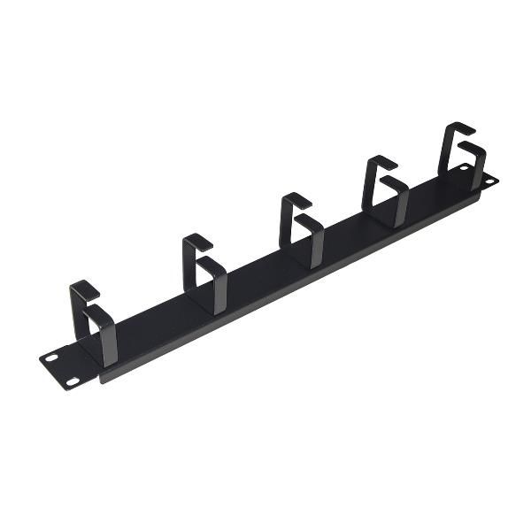LINK - Pannello di gestione dei cavi a rack con guarnizioni - nero, RAL 9005 - …