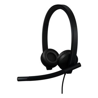 LOGITECH H570E CUFFIE CON MICROFONO OVER EAR USB-A CANCELLAZIONE DEL RUMORE CER…