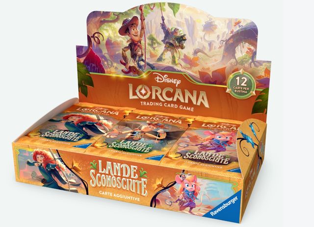 LORCANA - BOX 24 BUSTE S12 - Lande Sconosciute Booster Pack Display ITA 15/05/2…