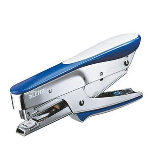 Leitz - Graffatrice - 15 fogli / 1.5 mm - No.10 - plastica, metallo - blu metal…