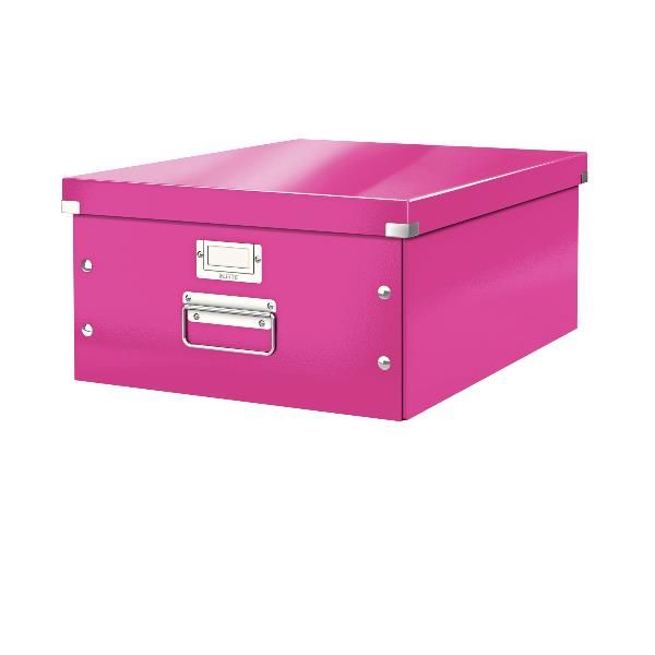 Leitz Click & Store - Scatola per archiviazione - per A3 - rosa
