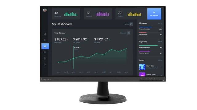 Lenovo C24-40 Monitor PC 60,5 cm (23.8") 1920 x 1080 Pixel Full HD LED Nero