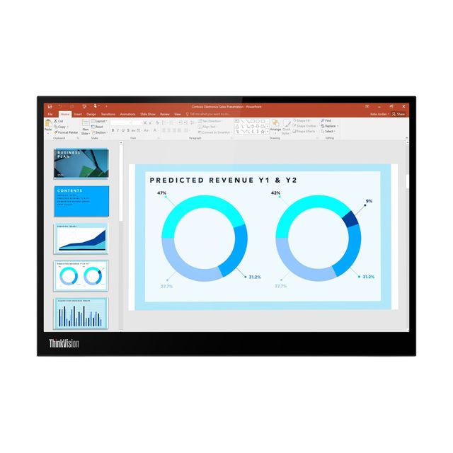 Lenovo ThinkVision M14d 35,6 cm (14") 2240 x 1400 Pixel 2.2K LED Nero