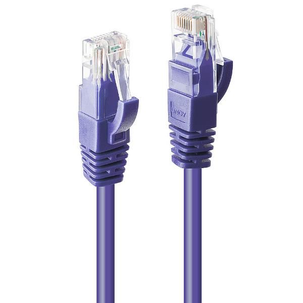 Lindy - Cavo patch - RJ-45 (M) a RJ-45 (M) - 30 cm - UTP - CAT 6 - stampato, an…