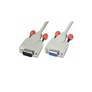 Lindy - Prolunga seriale - DB-9 (M) a DB-9 (F) - 50 cm - stampato