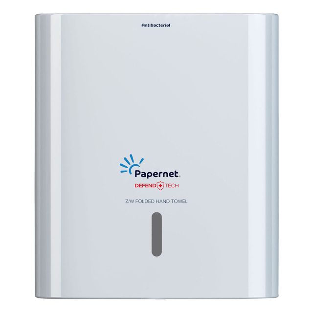 Dispenser asciugamani piegati a Z/W Hi-Tech - 29 x 10,8 x 33,6 cm - bianco - Pa…