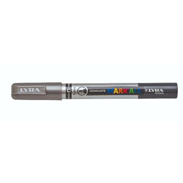Lyra Graduate Mark All, Argento, Punta a ogiva/sottile, Grigio, Argento, Plasti…