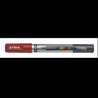Lyra Graduate Mark All, Marrone, Punta a ogiva/sottile, Marrone, Argento, Plast…