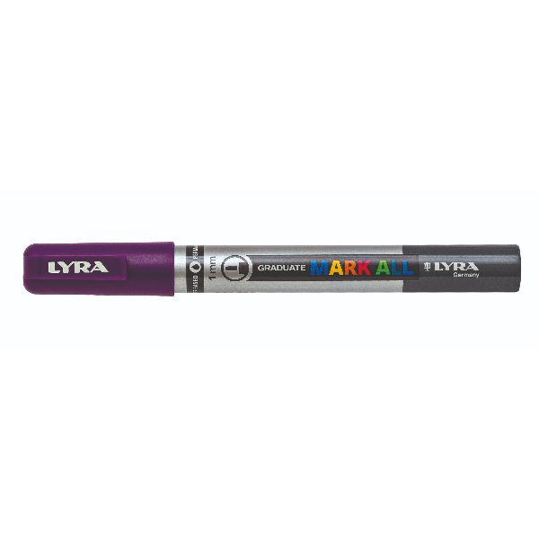 Lyra Graduate Mark All, Viola, Punta a ogiva/sottile, Grigio, Viola, Plastica, …