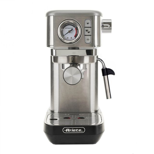MACCHINA PER CAFFE' ESPRESSO METAL CON MANOMETRO 1381