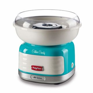 MACCHINA PER ZUCCHERO FILATO COTTON CANDY PARTY TIME AZZURRO (2973)