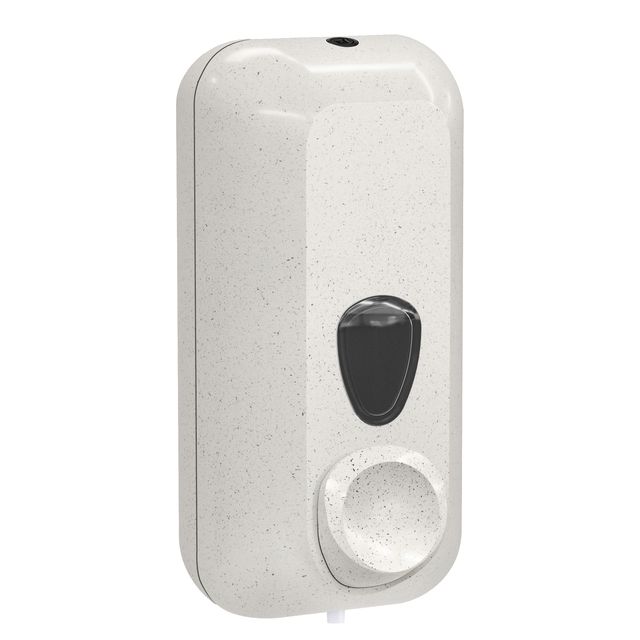 Dispenser sapone Woodplastic - murale - capacità 0,55 L - bianco - Mar Plast