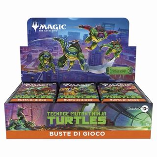MAGIC THE GATHERING BOX PLAY BOOSTER - TEENAGE MUTANT NINJA TURTLES (30 BUSTE) …