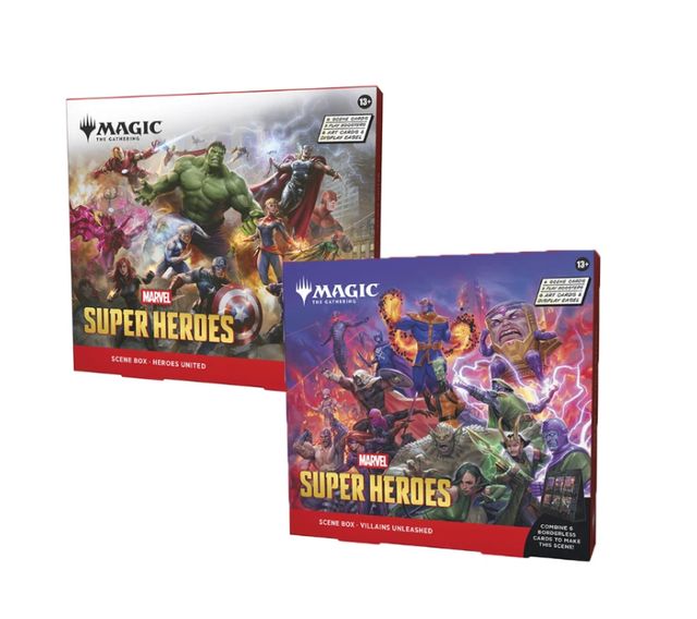 MAGIC THE GATHERING BOX SCENE - MARVEL SUPER HEROES (4 SCENE) - ENG 26/06/2026