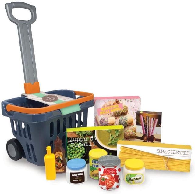 MAISONELLE - CARRELLO SPESA E CESTINO 44086