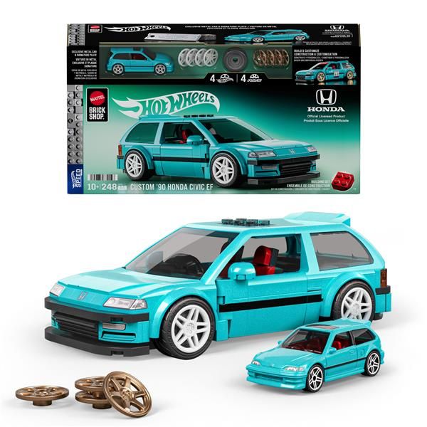 MATTEL BRICK SHOP HW HONDA CIVIC EF '90