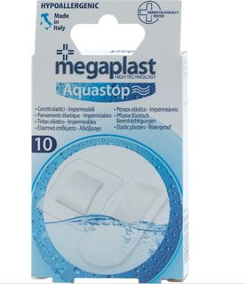 MEGAPLAST AQUASTOP ML 10CEROTTI ASSORTITI ELASKIN 1PZ=(1PZ)