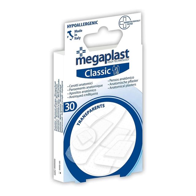 MEGAPLAST CLASSIC ML 30 CEROTTI ASSORTITI TRASPARENTI 1PZ=(1PZ)
