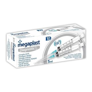 MEGAPLAST DIAGNOSTIC SIRINGHE STERILI 5ML 1PZ=(1PZ)