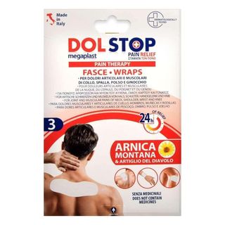 MEGAPLAST DOLSTOP 3 FASCE DOLORI MUSCOLI 8X21.5