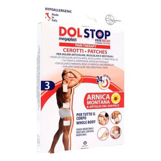MEGAPLAST DOLSTOP 3 PATCHES DOLORI MUSCOLARI