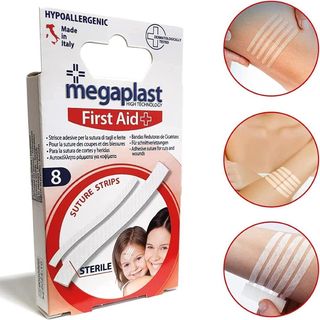 MEGAPLAST FIRST AID ML 8 CEROTTI SUTURA ASSORTITI 1PZ=(1PZ)