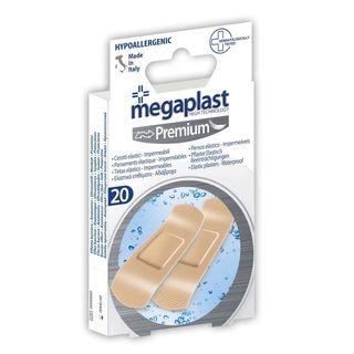 MEGAPLAST PREMIUM ML 20 CEROTTI PREMIUM 7X2CM IMPERMEABILI 1PZ=(1PZ)