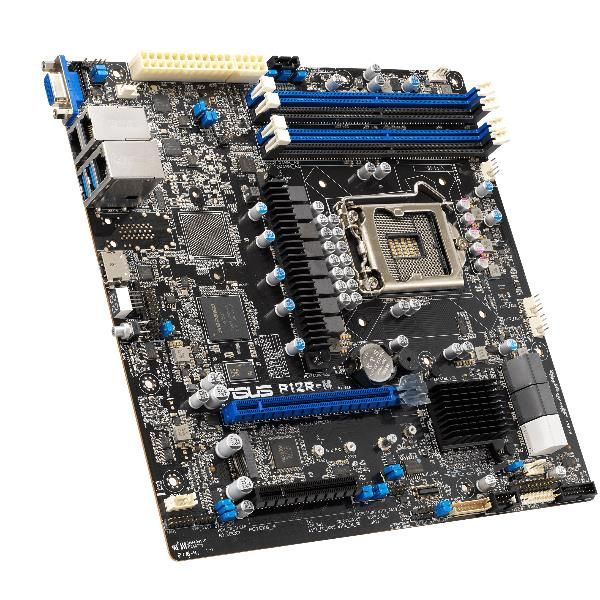 ASUS P12R-M - Scheda madre - micro ATX - zoccolo LGA1200 - C252 Chipset - USB 3…