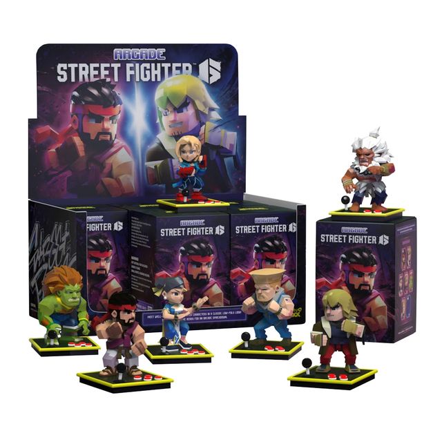 MIGHTY JAXX ARCADE - CAPCOM STREET FIGHTER SERIES BLIND BOX - D6