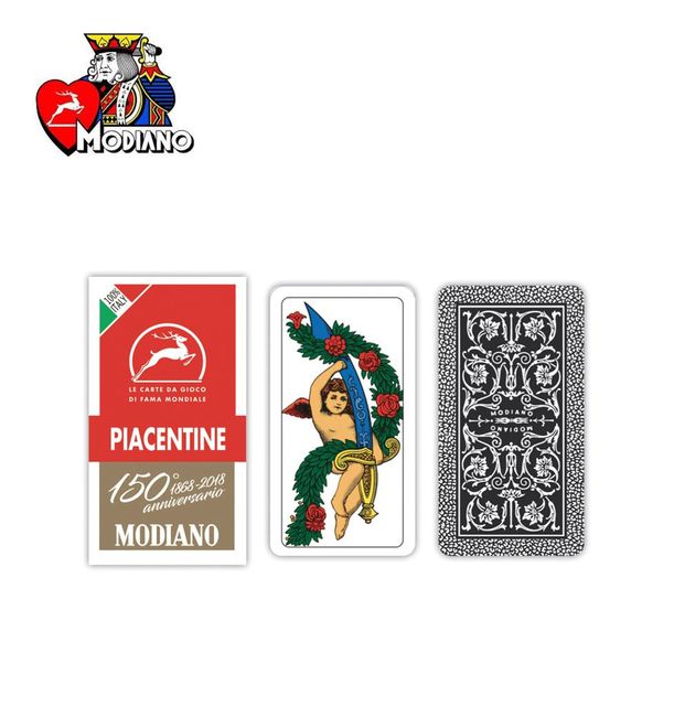 MODIANO CARTE DA GIOCO PIACENTINE EXTRA ROSSE N.81/25 ART.300084