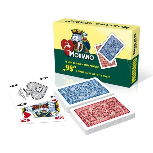 MODIANO CARTE DA GIOCO RAMINO 98 DUE MAZZI ART.3000254
