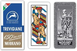 MODIANO CARTE DA GIOCO TREVIGIANE BLU 150 ART.300139