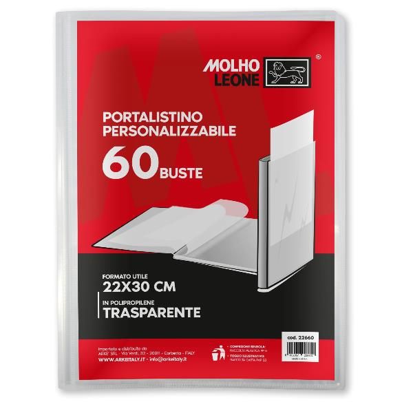 MOLHO LEONE CF12 PORTALIST.PERSON.TRASPAR.60B