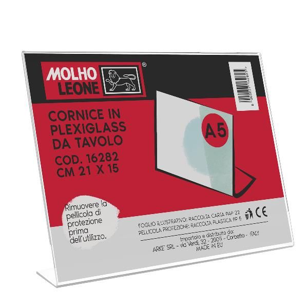MOLHO LEONE CORNICE PLEXIGLASS DA TAVOLO 21X15