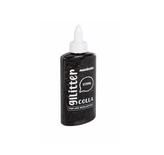 MONIKIDS CREATIVE - COLLA GLITTER 177ml NERO
