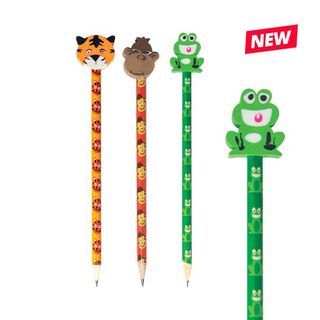 MONIKIDS CREATIVE - MATITE CON GOMMA ANIMALS ESPO 42