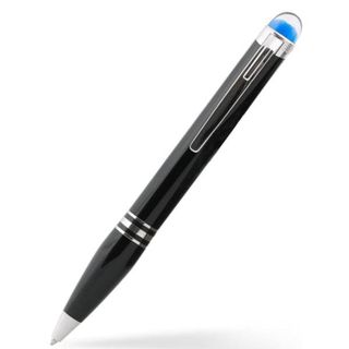 MONT BLANC STARWALKER PENNA A SFERA CORPO IN RESINA NERO DETTAGLI IN PLATINO IN…