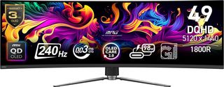MSI MPG 491CQPX QD-OLED, 49 pollici, 4K DQHD, 16:9, 240Hz - HDMI/DP