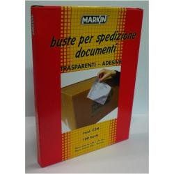 Markin - Busta postale - size C5N - 165 x 225 mm - apertura laterale - traspare…