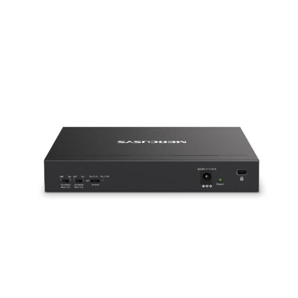 Mercusys MS110P, Gestito, Fast Ethernet (10/100), Full duplex, Supporto Power o…